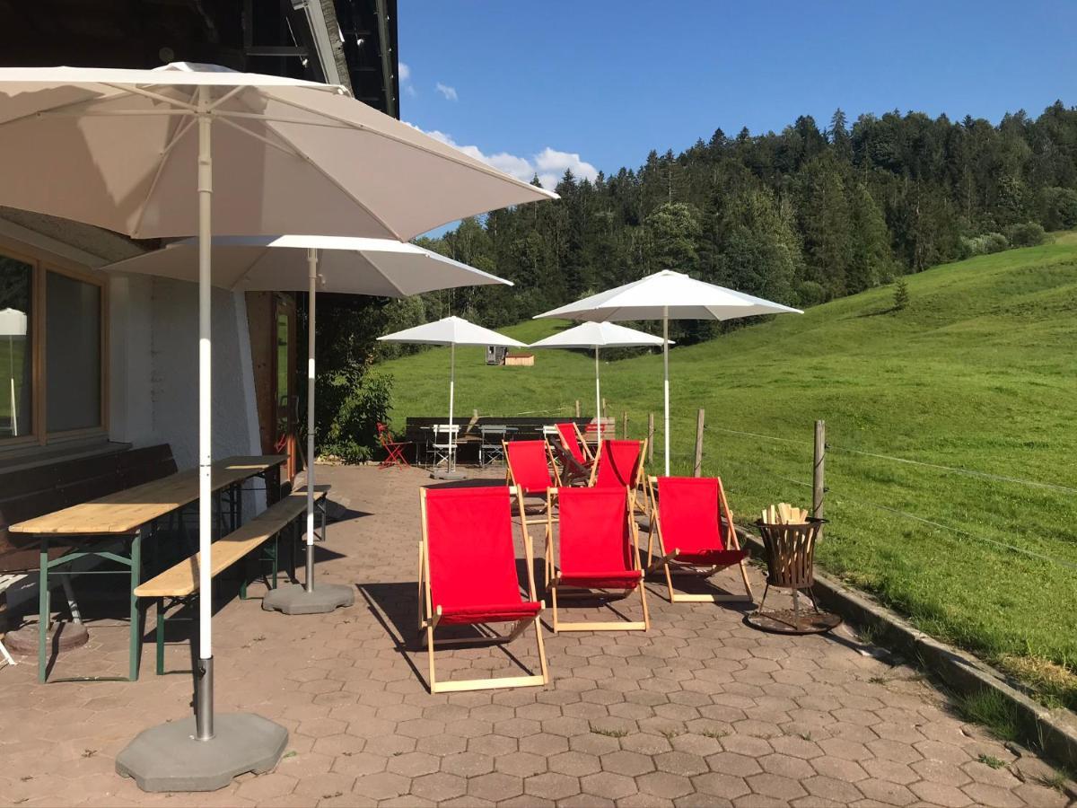 Ferienwohnung Morgentau Am Rande Der Wildnis Sibratsgfäll 외부 사진
