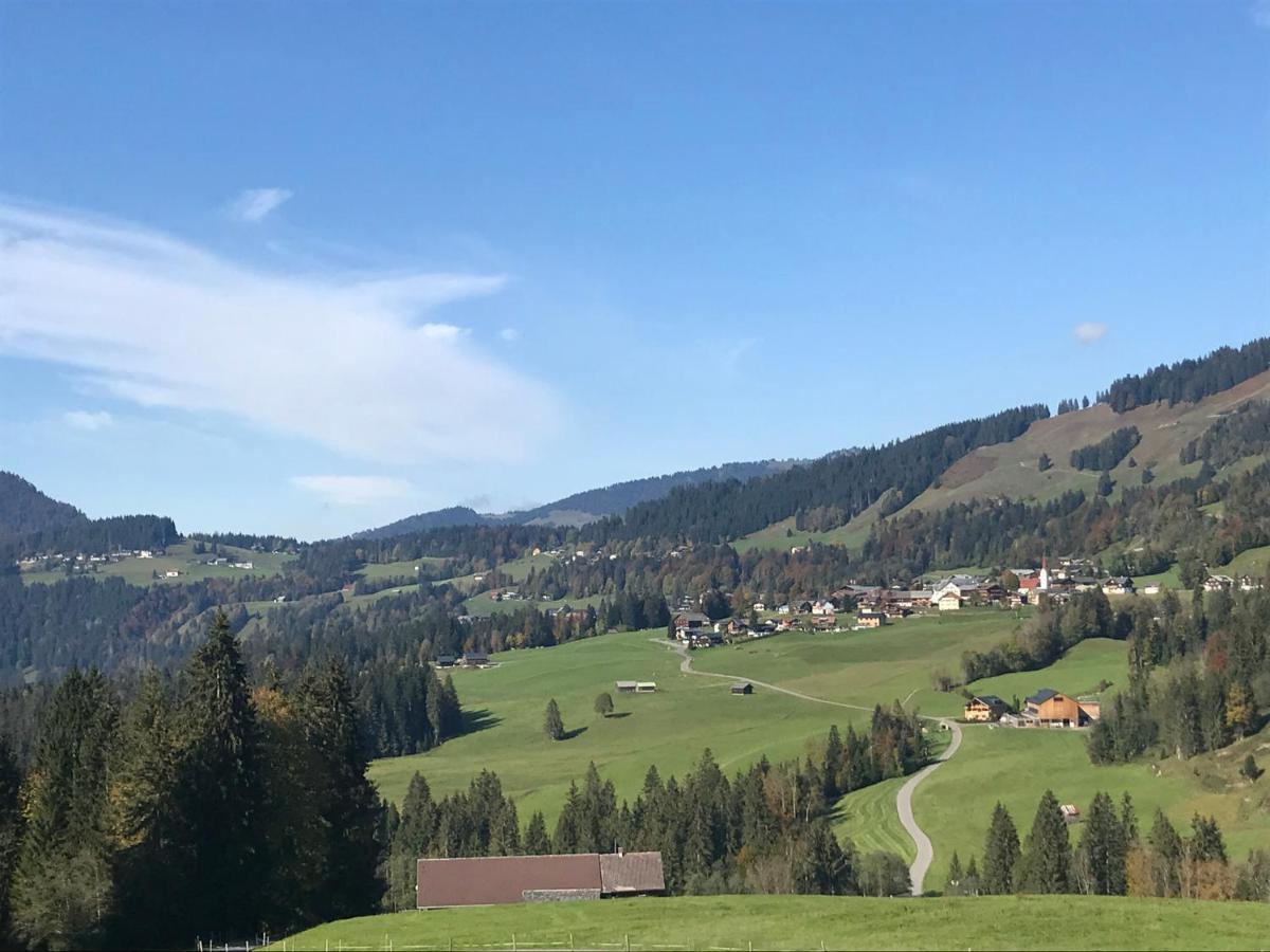 Ferienwohnung Morgentau Am Rande Der Wildnis Sibratsgfäll 외부 사진